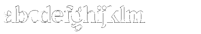 Dominus Black Outline FONT