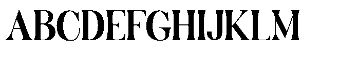 Dominus Black Regular Font UPPERCASE