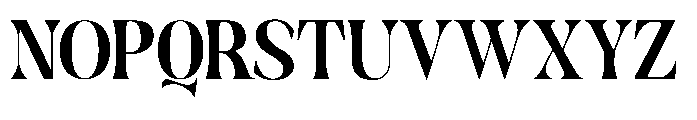 Dominus Black Regular Font UPPERCASE