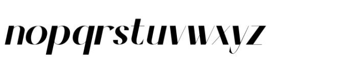 Domisilla Oblique Font LOWERCASE