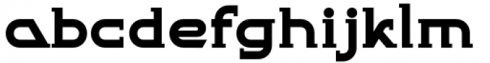 Domosed Slab Serif Bold Font LOWERCASE