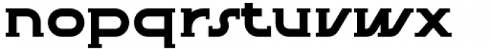 Domosed Slab Serif Bold Font LOWERCASE