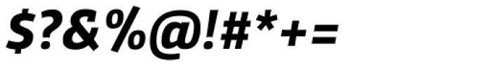 Domotika Bold Italic Font OTHER CHARS