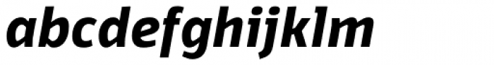 Domotika Bold Italic Font LOWERCASE