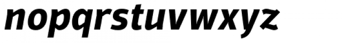 Domotika Bold Italic Font LOWERCASE