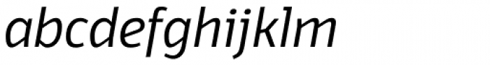 Domotika Light Italic Font LOWERCASE
