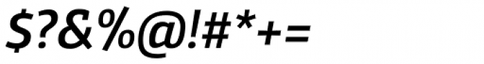 Domotika Medium Italic Font OTHER CHARS