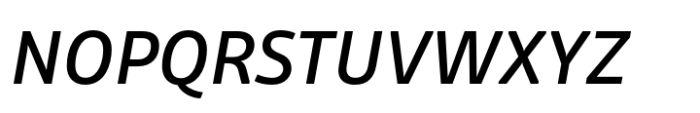 Domotika Pro Italic Font UPPERCASE