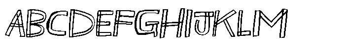 Don Rancho Outline Font UPPERCASE