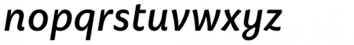 Dona Alt Medium Italic Font LOWERCASE