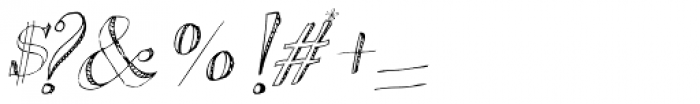 Donald Plain Italic Font OTHER CHARS
