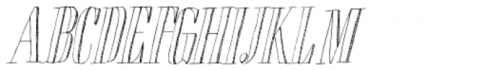 Donald Plain Italic Font UPPERCASE