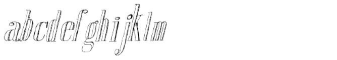 Donald Plain Italic Font LOWERCASE