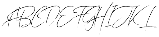 Donatella Regular Font UPPERCASE