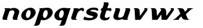 Doncaster Italic Font LOWERCASE