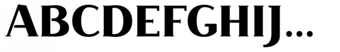 Donchenko Serif Extra Bold Font UPPERCASE