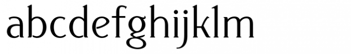 Donchenko Serif Regular Font LOWERCASE