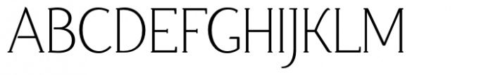 Donchenko Serif Thin Font UPPERCASE
