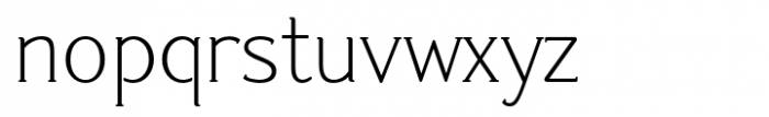 Donchenko Serif Thin Font LOWERCASE