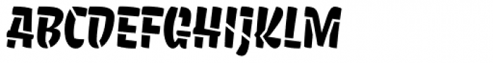 Donki Pro Stencil Font UPPERCASE