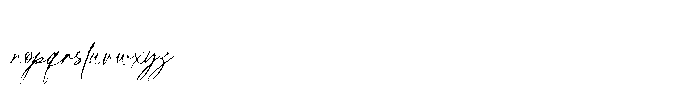 Donna Smith Font LOWERCASE