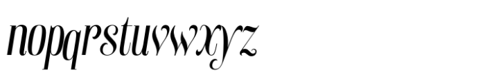 Donovan Display Skinny Medium Italic Font LOWERCASE