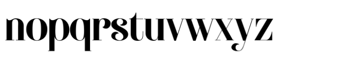 Donovan Display Slim Bold Font LOWERCASE