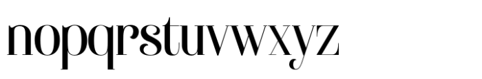 Donovan Display Slim Medium Font LOWERCASE