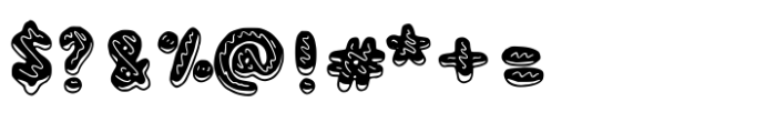 Donut Cookie Font OTHER CHARS