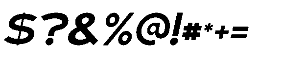 Donvo Italic Font OTHER CHARS