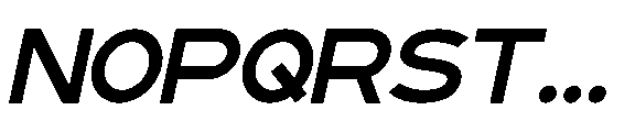 Donvo Italic Font UPPERCASE