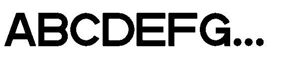 Donvo Regular Font UPPERCASE