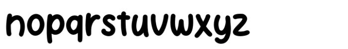 Doodle Dash Medium Font LOWERCASE