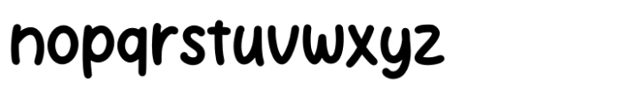 Doodle Dash Regular Font LOWERCASE