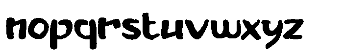 Doodle Mate Font LOWERCASE