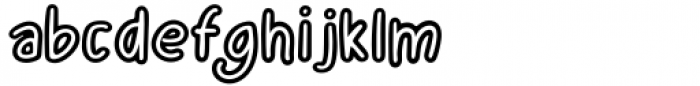 Doodle Regular Font LOWERCASE