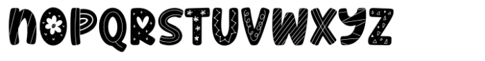 Doodle Show Font UPPERCASE