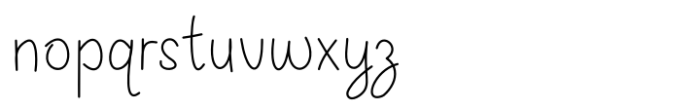 Doodleline Regular Font LOWERCASE
