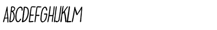 Doodler Eroded Italic Font UPPERCASE