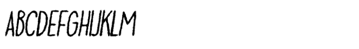 Doodler Rough Italic Font