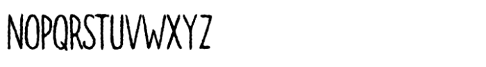 Doodler Rough Font UPPERCASE