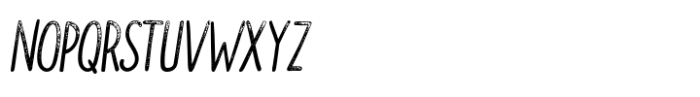 Doodler Rugged Italic Font UPPERCASE