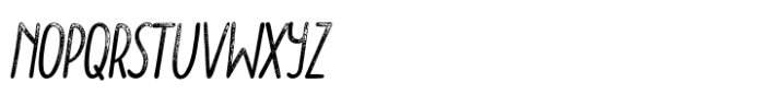 Doodler Rugged Italic Font LOWERCASE