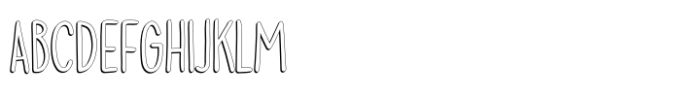 Doodler Shadow Font UPPERCASE