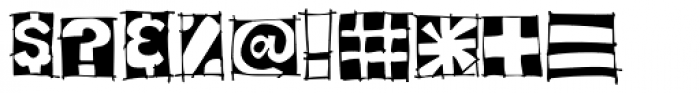 Doodles the Alphabet Black Font OTHER CHARS