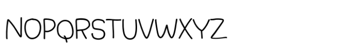 Doodleset 3 Font UPPERCASE