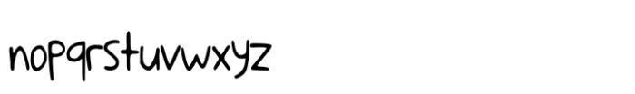 Doodly Apple Font LOWERCASE