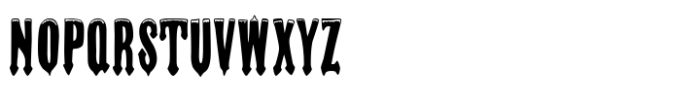 Doom Daughter Regular Font UPPERCASE