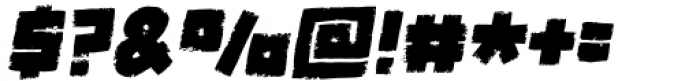 Doorkick Italic Font OTHER CHARS