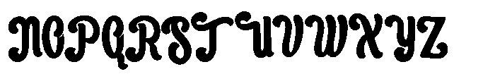 Dopsy Bold Font UPPERCASE